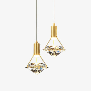 Elysianire Suspension Laiton Cristal Élégante