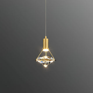 Elysianire Suspension Laiton Cristal Élégante
