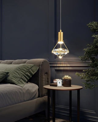 Elysianire Suspension Laiton Cristal Élégante