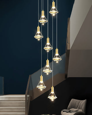 Elysianire Suspension Laiton Cristal Élégante