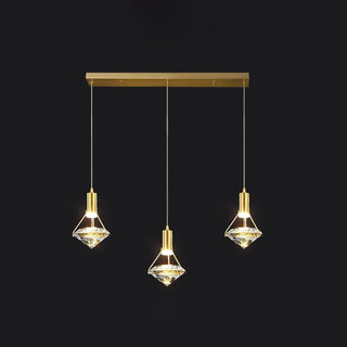 Elysianire Suspension Laiton Cristal Élégante