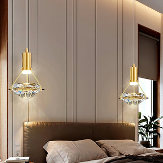Elysianire Suspension Laiton Cristal Élégante