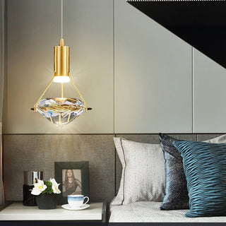 Elysianire Suspension Laiton Cristal Élégante