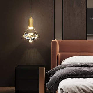 Elysianire Suspension Laiton Cristal Élégante