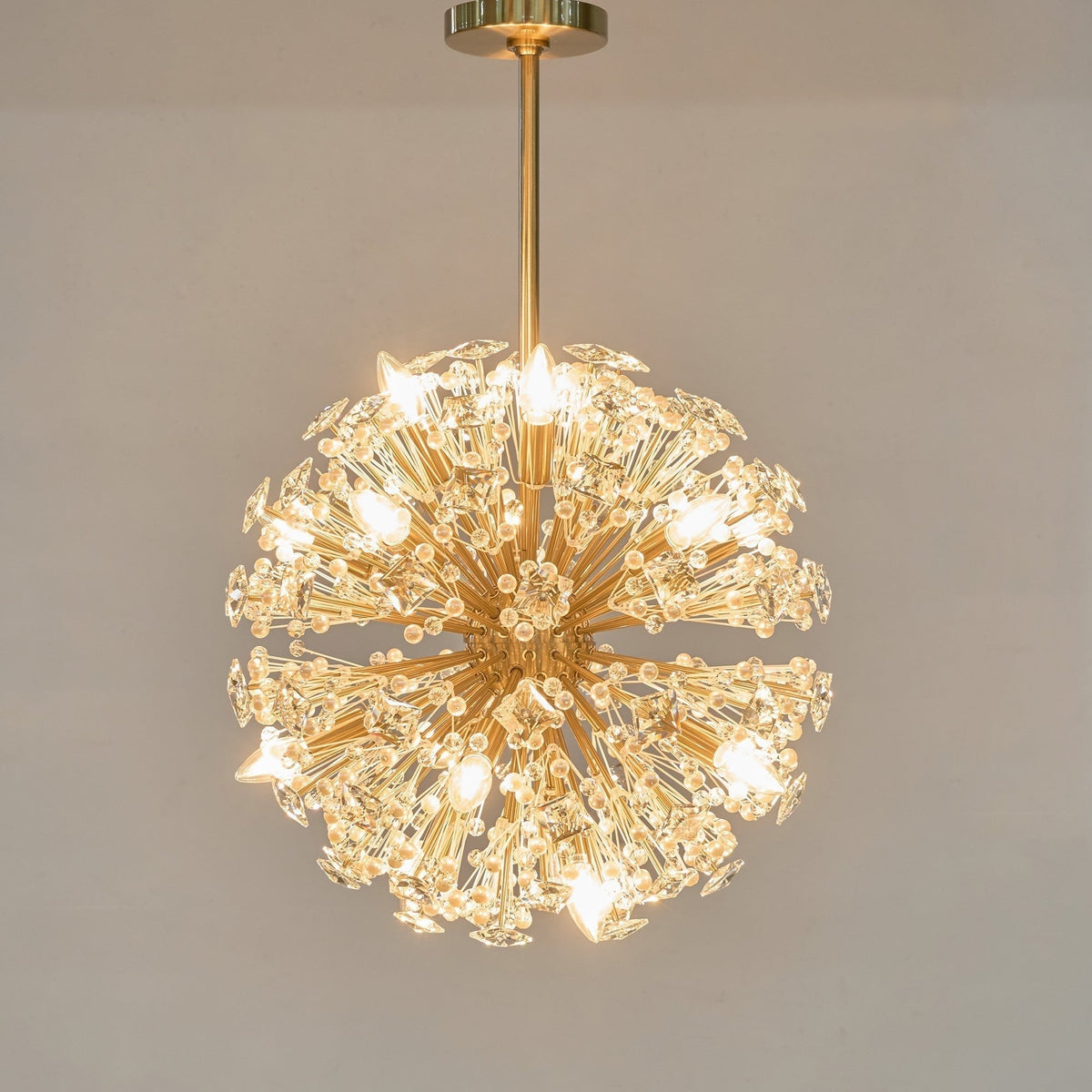 Virien Lustre de Luxe en Métal Doré