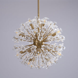 Aurora Lustre de Luxe en Métal Doré