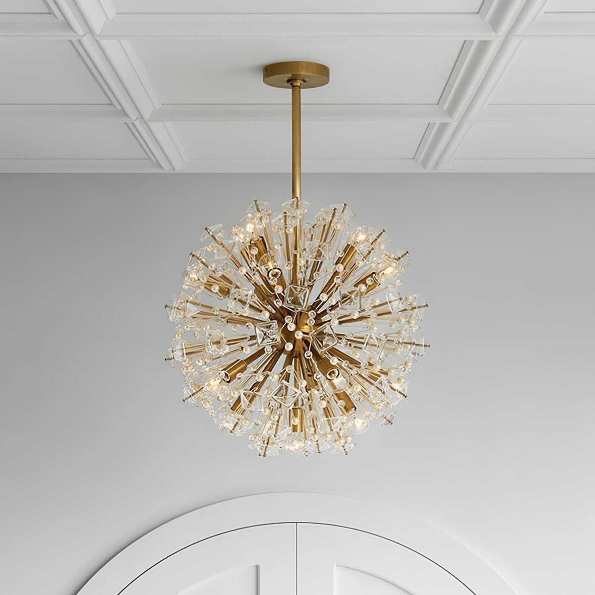 Virien Lustre de Luxe en Métal Doré
