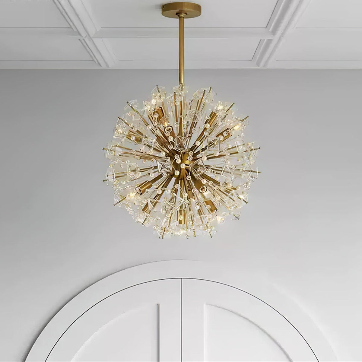 Virien Lustre de Luxe en Métal Doré