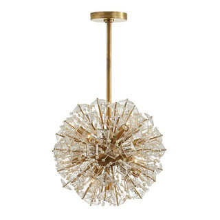 Aurora Lustre de Luxe en Métal Doré
