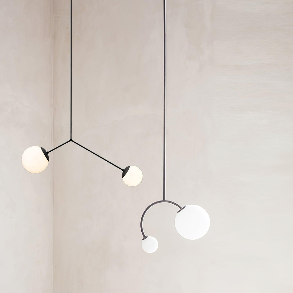 Lunarise Suspension Lampe Scandinave