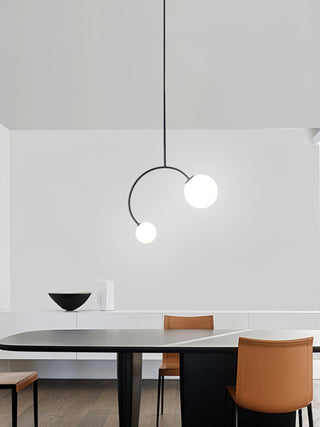 Lunarise Suspension Lampe Scandinave