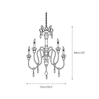 Epoch Lustre Bois Métal Luxe Postmoderne