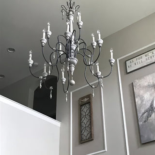 Epoch Lustre Bois Métal Luxe Postmoderne
