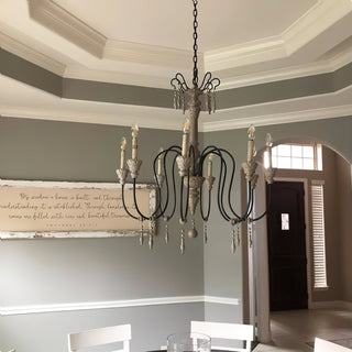 Epoch Lustre Bois Métal Luxe Postmoderne