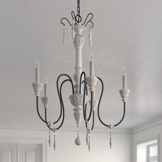 Epoch Lustre Bois Métal Luxe Postmoderne