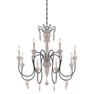 Epoch Lustre Bois Métal Luxe Postmoderne