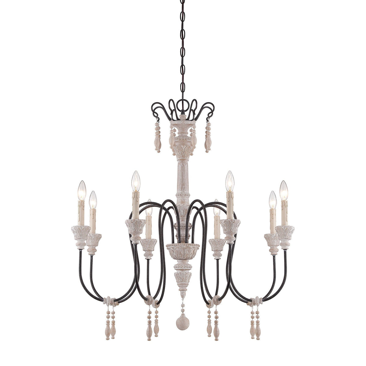 Epoch Lustre Bois Métal Luxe Postmoderne