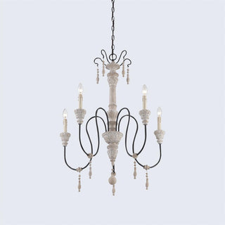 Epoch Lustre Bois Métal Luxe Postmoderne