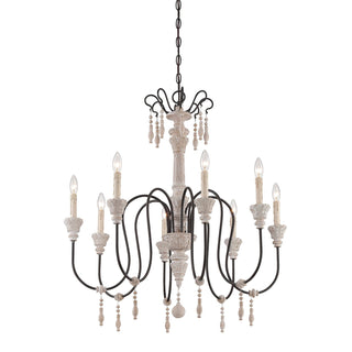 Epoch Lustre Bois Métal Luxe Postmoderne