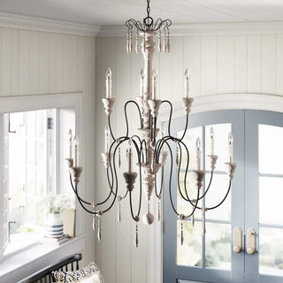 Epoch Lustre Bois Métal Luxe Postmoderne