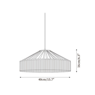 Serenya Suspension Franges Tissu Vintage-Luire