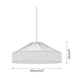 Serenya Suspension Franges Tissu Vintage-Luire