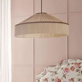 Serenya Suspension Franges Tissu Vintage-Luire