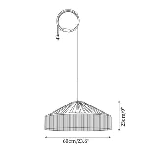 Serenya Suspension Franges Tissu Vintage-Luire
