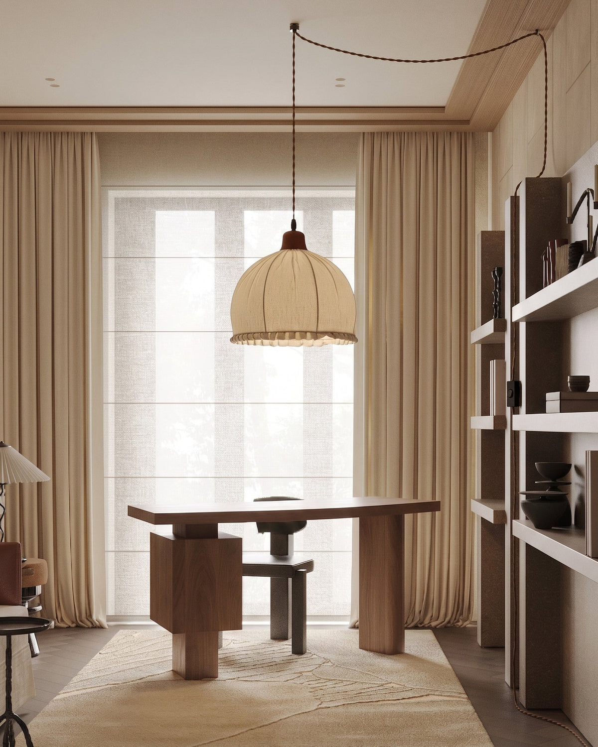 Dimension diagram for the Dippa Swag Pendant Light, showing a diameter of 30cm and height of 35cm.
