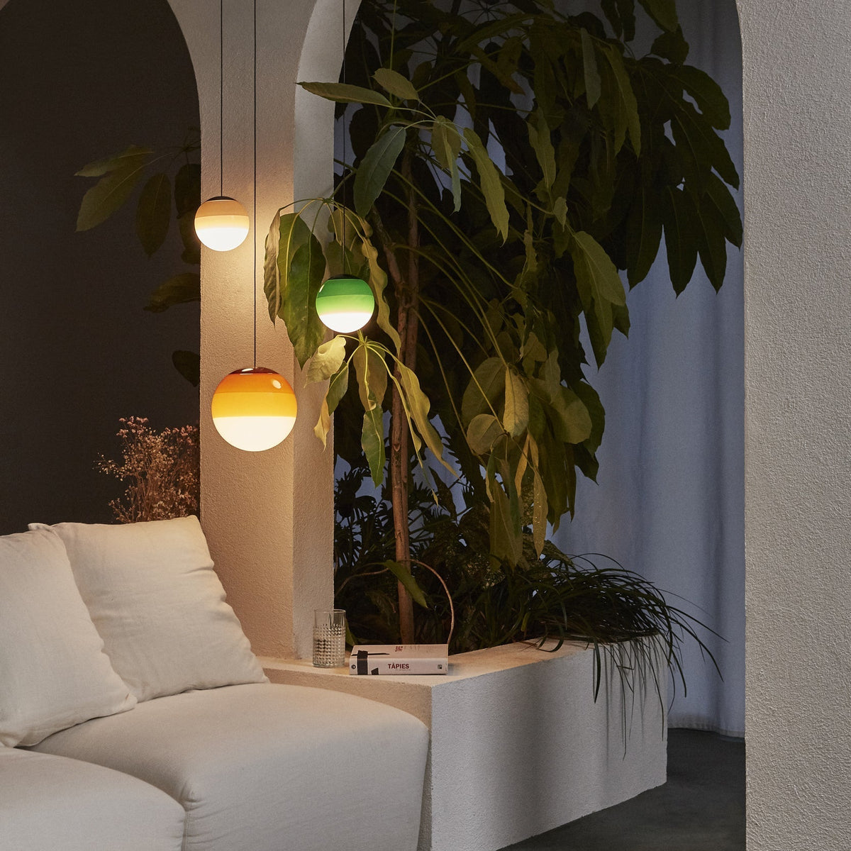 Dipping Pendant Light-Neutral Decor