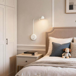 Disc Base Dome Wall Sconce-Neutral Decor