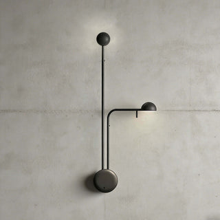 Disc Base Dome Wall Sconce-Neutral Decor