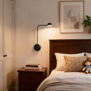 Disc Base Dome Wall Sconce-Neutral Decor