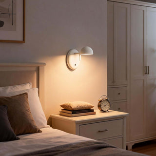 Disc Base Dome Wall Sconce-Neutral Decor