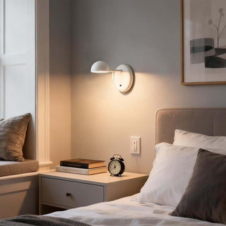 Disc Base Dome Wall Sconce-Neutral Decor