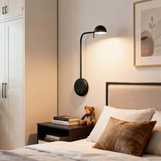 Disc Base Dome Wall Sconce-Neutral Decor