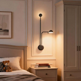 Disc Base Dome Wall Sconce-Neutral Decor