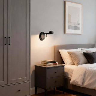 Disc Base Dome Wall Sconce-Neutral Decor