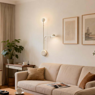 Disc Base Dome Wall Sconce-Neutral Decor