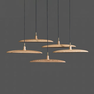 Zelirira Lame Bois Pendentif Lumière