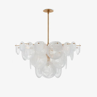 Olvynis Lustre en Cristal et Laiton avec Disques Luxueux