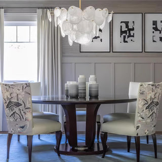 Olvynis Lustre en Cristal et Laiton avec Disques Luxueux