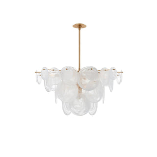 Olvynis Lustre en Cristal et Laiton avec Disques Luxueux