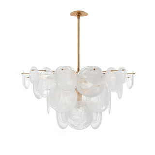 Olvynis Lustre en Cristal et Laiton avec Disques Luxueux