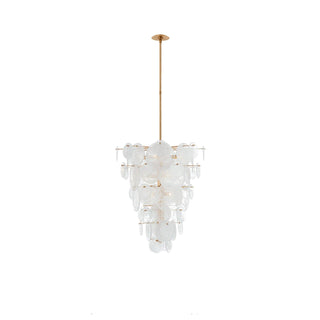 Olvynis Lustre en Cristal et Laiton avec Disques Luxueux