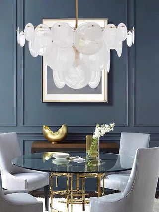 Olvynis Lustre en Cristal et Laiton avec Disques Luxueux