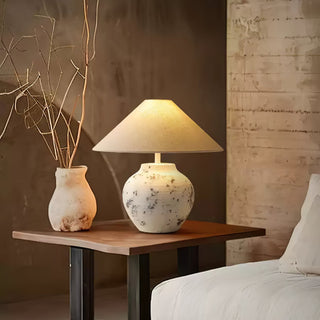 Atticus Lampe de Table en Céramique Moderne