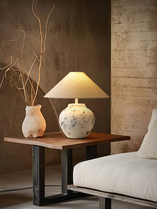 Atticus Lampe de Table en Céramique Moderne