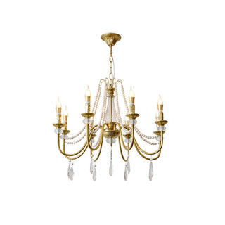 Mote Lustre Laiton Cristal Luxe Postmoderne
