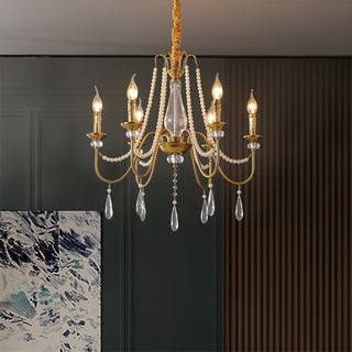 Mote Lustre Laiton Cristal Luxe Postmoderne